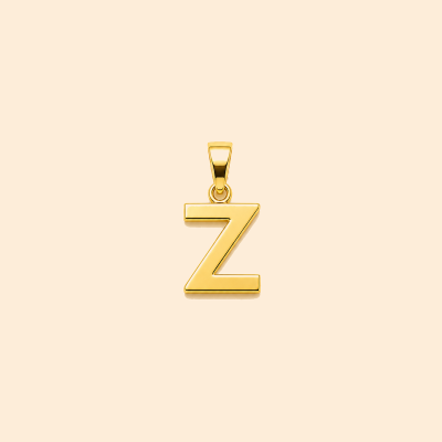 Златна висулка 14К буква Z 0,75 гр.